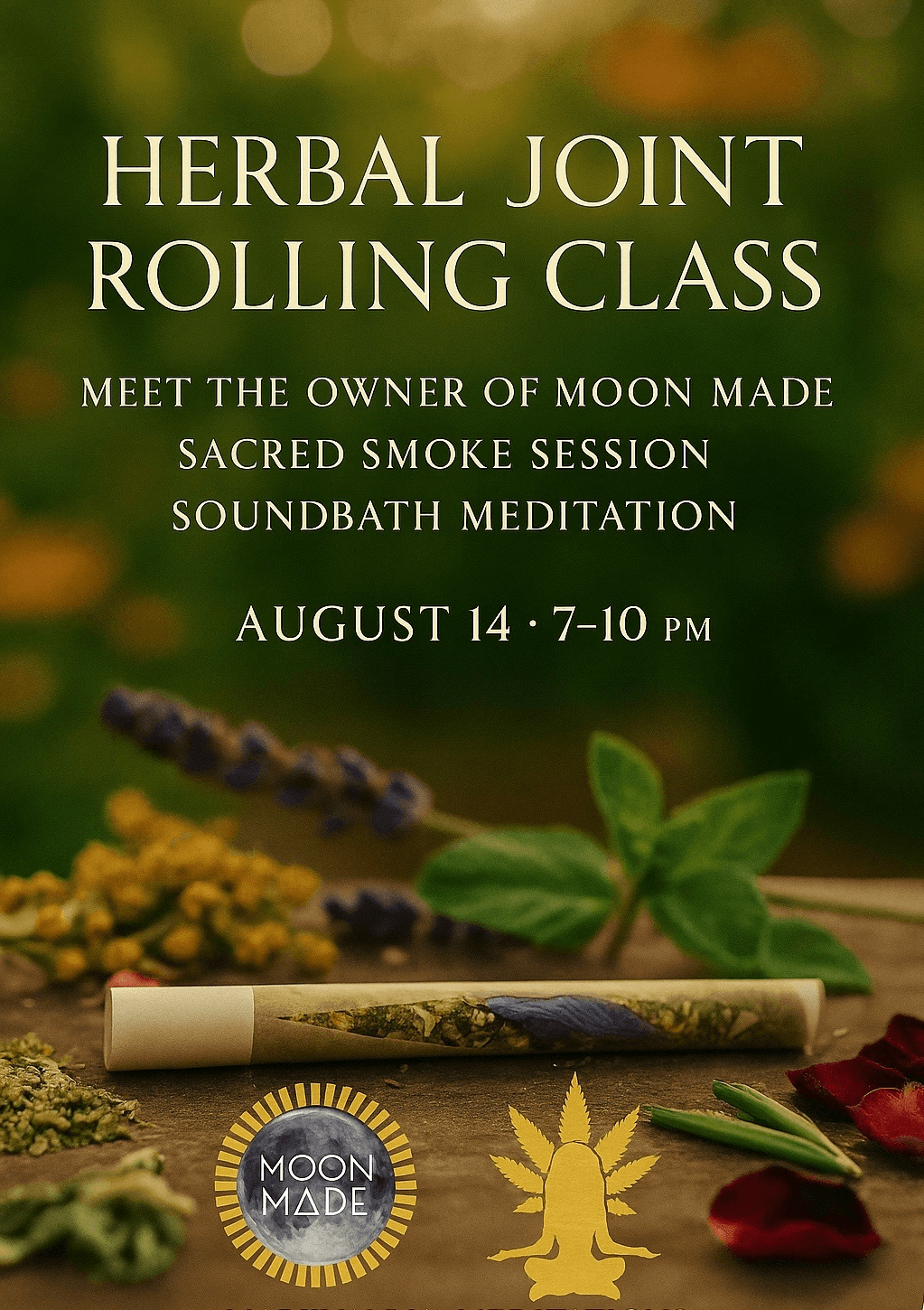 Marijuana Meditation in a Secret Garden 